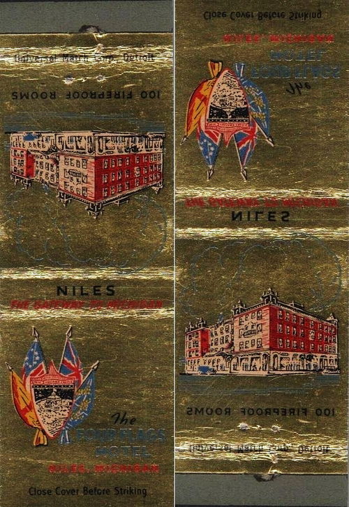 Four Flags Hotel - Matchbook
